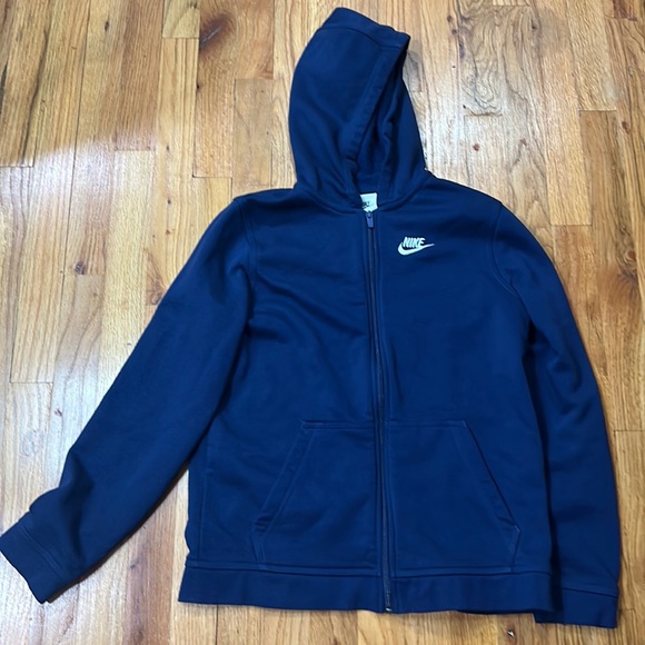 Nike Other - Nike Boys Navy Blue Zippered Hoodie size XL